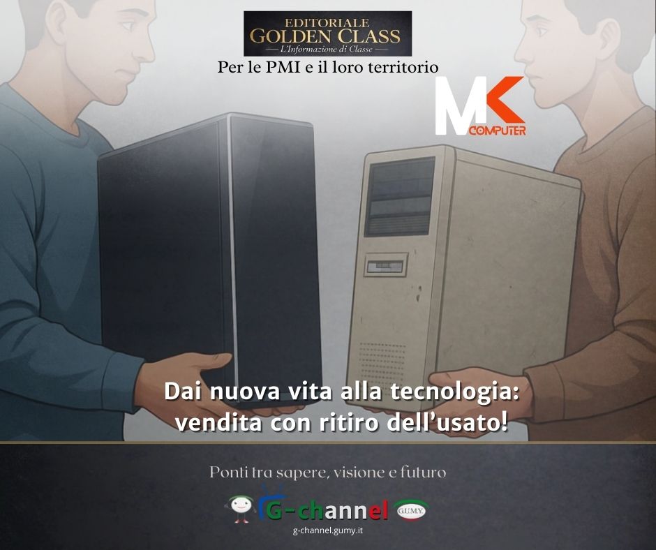 Dai nuova vita alla tecnologia: vendita con ritiro dell’usato da MK Computer